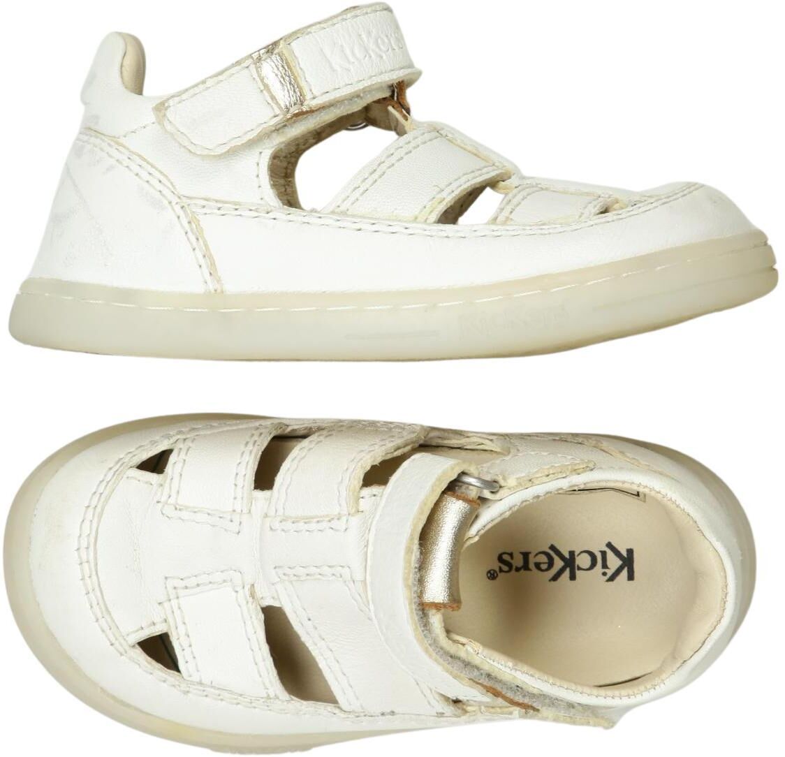 Kickers Mädchen Kinderschuh, Weiß, Gr. EU 21, Leder - Second Hand