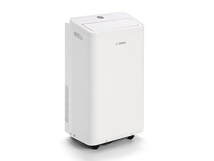 Bosch Cool 2000 Mobiles Klimagerät, Für Räume bis zu 35m² 3-in-1 Klimaanlage, Luftentfeuchter, Ventilator, 2,6 kW, Mit Auto-Modus, Silent-Modus & Sleep-Modus