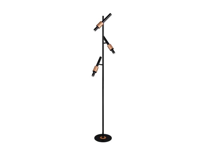 Trio Leuchten Led-Stehleuchte Trio Selct, Braun, Schwarz, Metall, 150 cm, Farben fixierbar, Lampen & Leuchten, Innenbeleuchtung, Stehlampen, Stehlampen dimmbar