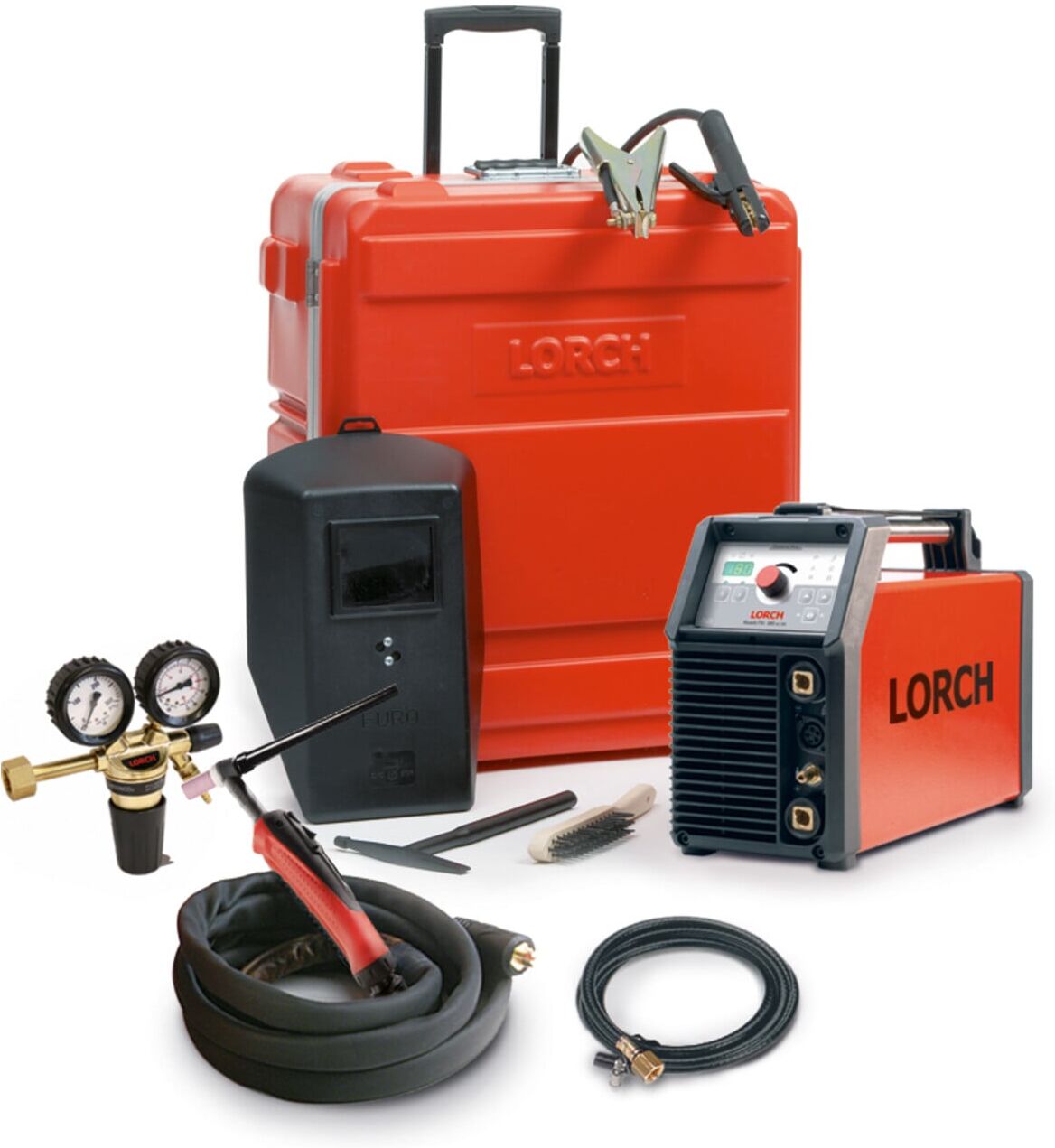 Lorch HandyTIG 180 AC/DC WIG-Schweißanlage ControlPro mit WIG-Powermaster Montagepack (108.0186.4)