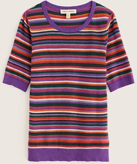Seasalt Summer Lawn Top Tinctoria Wild Orchid