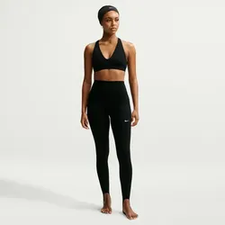 NIKE One High-Waist Stirrup Leggings Damen 010 - black/white M