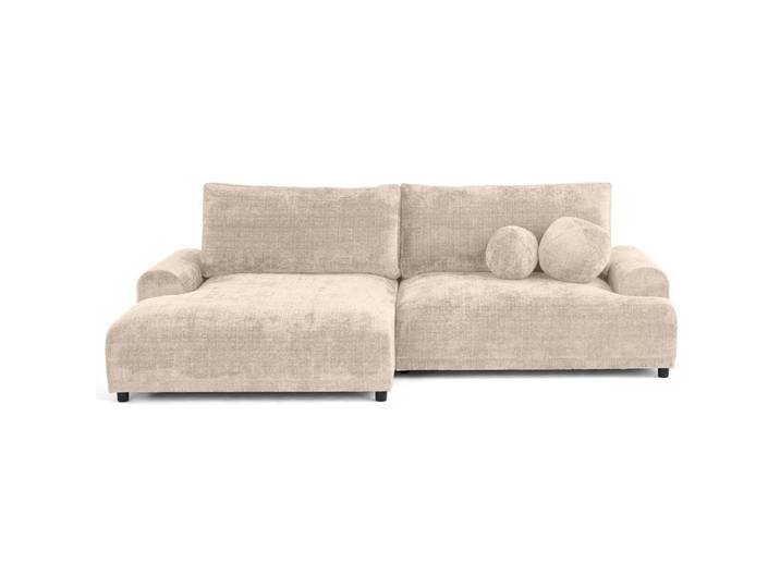 Best Mobilier Canapé d'Angle Convertible 4 places - NELLY Angle gauche Beige