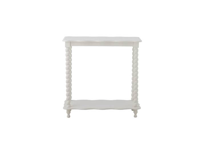 Table console 60x60x30 cm en MDF blanc Bia