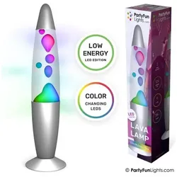 PartyFun Lights Lava lampe - Multifarvet H: 34cm