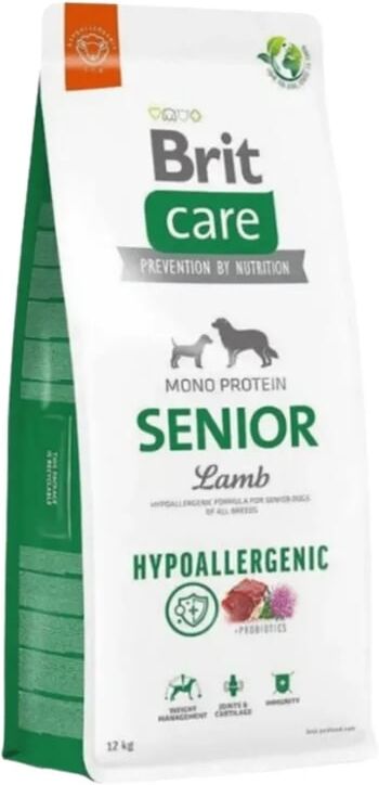 Brit Care Dog Hipoalergênico Senior Cordeiro e Arroz 12 kg