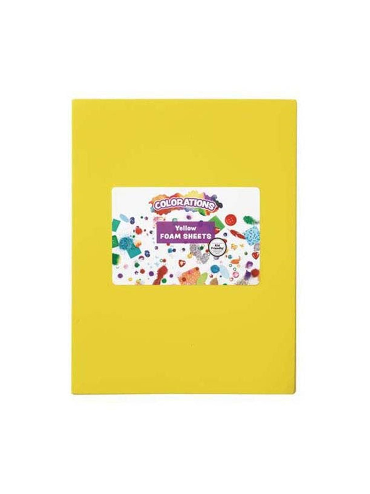 Colorations - Foam Sheets Yellow 10 pcs.