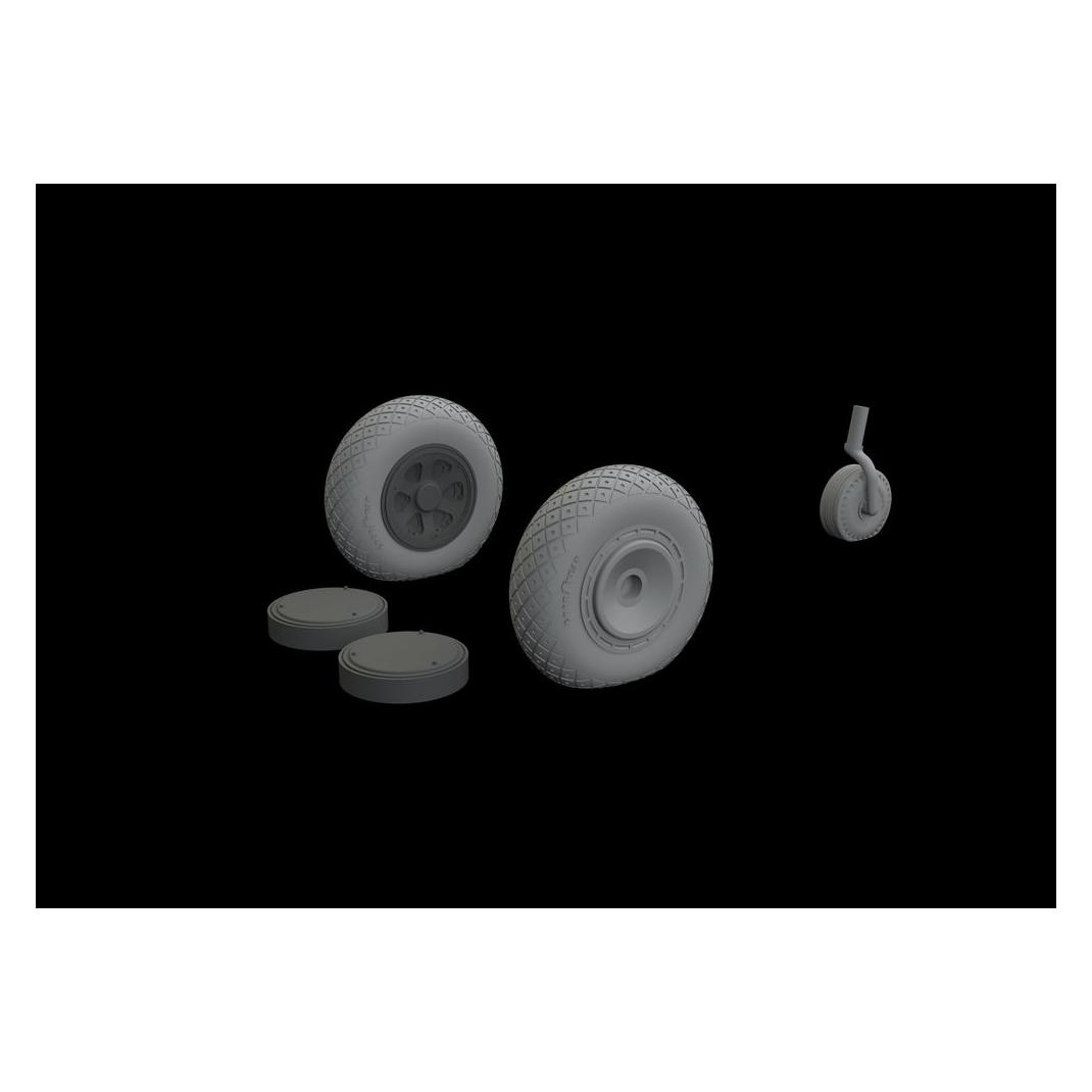 Eduard P-47D wheels for Tamiya (672221)