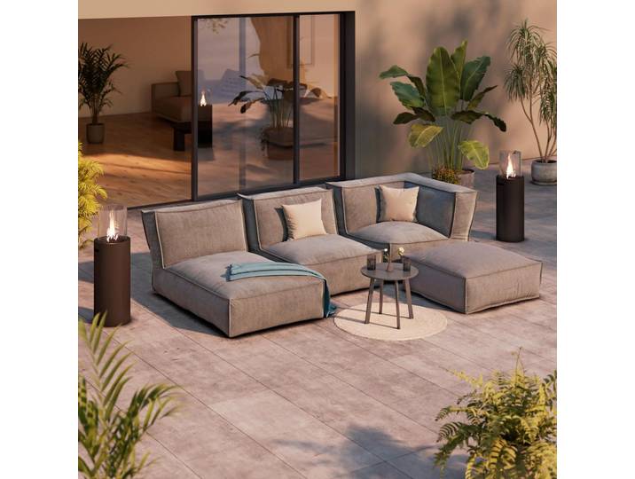 Loungesofa Eckteil XXL Grau, 95x80x95cm