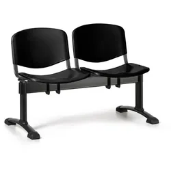 Wartezimmerbank - Kunststoff ISO Biedrax LC9680c - Gestell schwarz
