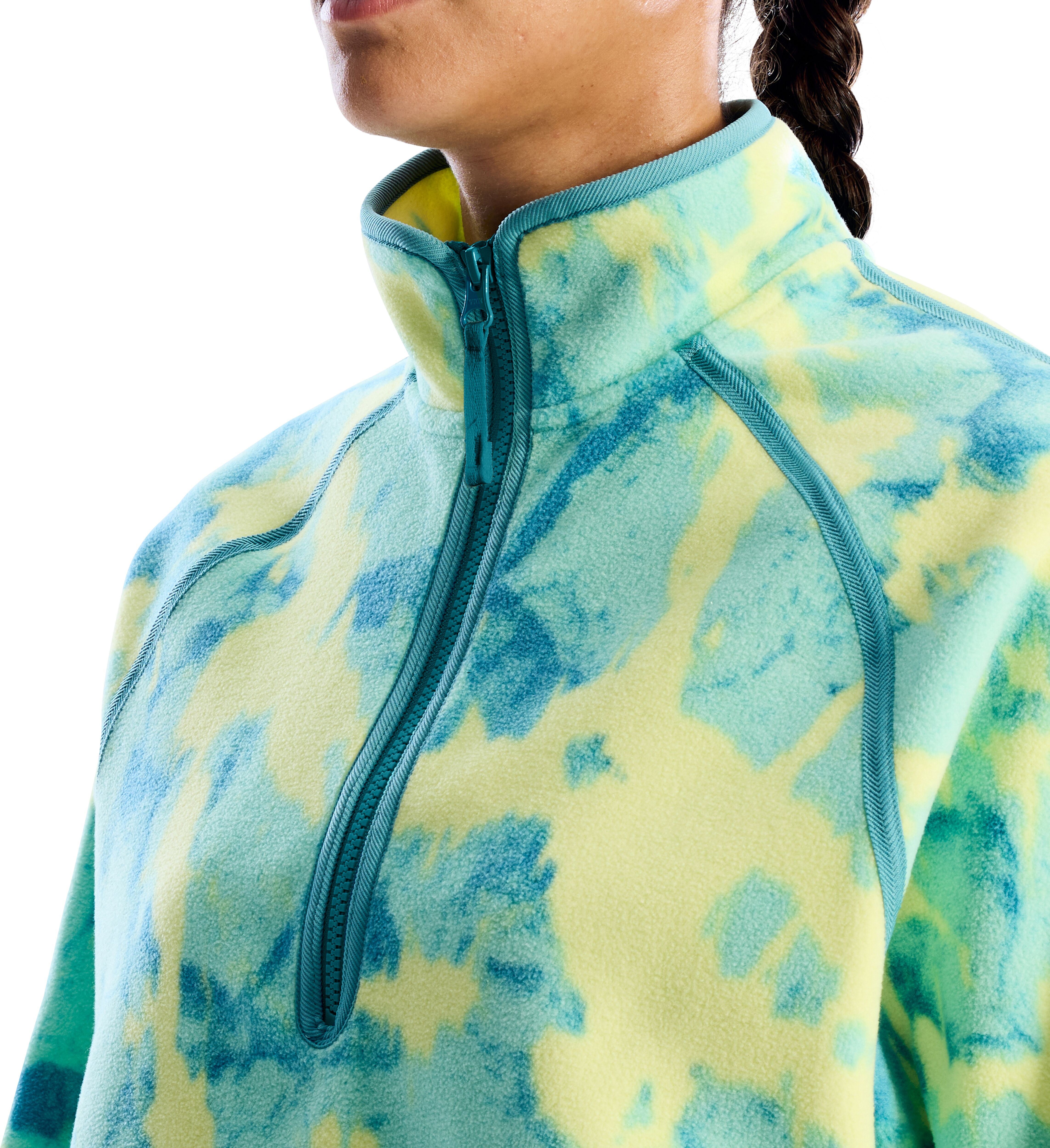 Strickfleece-Pullover BERGHAUS "BAMBURGH HZ FLEECE AF", Damen, Gr. XL, bunt (light electr), Strick, Obermaterial: 100% Polyester. Futter: 100% Polyester, Rundhals, Pullover Strickfleece-Pullover, mit Rundhalsausschnitt, Langarm, atmungsaktiv, schnell troc