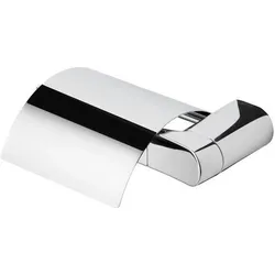 Geesa, Toilettenpapierhalter, Wynk Toiletrolhouder met klep - Links - Chroom