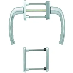Hoppe, Fenstergriff, Balkongarnitur New York 0810/961N/U10/...