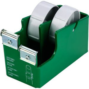 Hade Klebebandabroller SK-TM 2, grün, Tischabroller für 2 Klebebänder 25mm x 66m