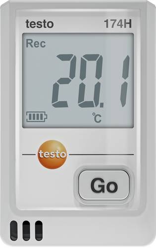 Testo 0572 1741 01 174 H Temperatur-Datenlogger, Luftfeuchte-Datenlogger Messgröße Temperatur, Luftfeuchtigkeit -20 bis 70°C
