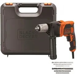 Black & Decker, Bohrmaschine + Akkuschrauber, Schlagbohrschrauber BEH850K (Schlagbohrmaschine)