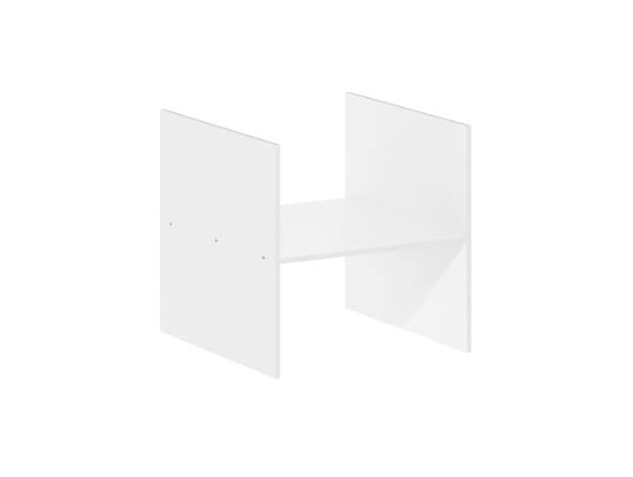 Furinno Cubicle Insert pour Cube\, Organisateur en H\, Compatible avec Version Extra Épaisse\, Rangement Et Organisation\, Blanc (Ne Convient Pas À IKEA Kallax)