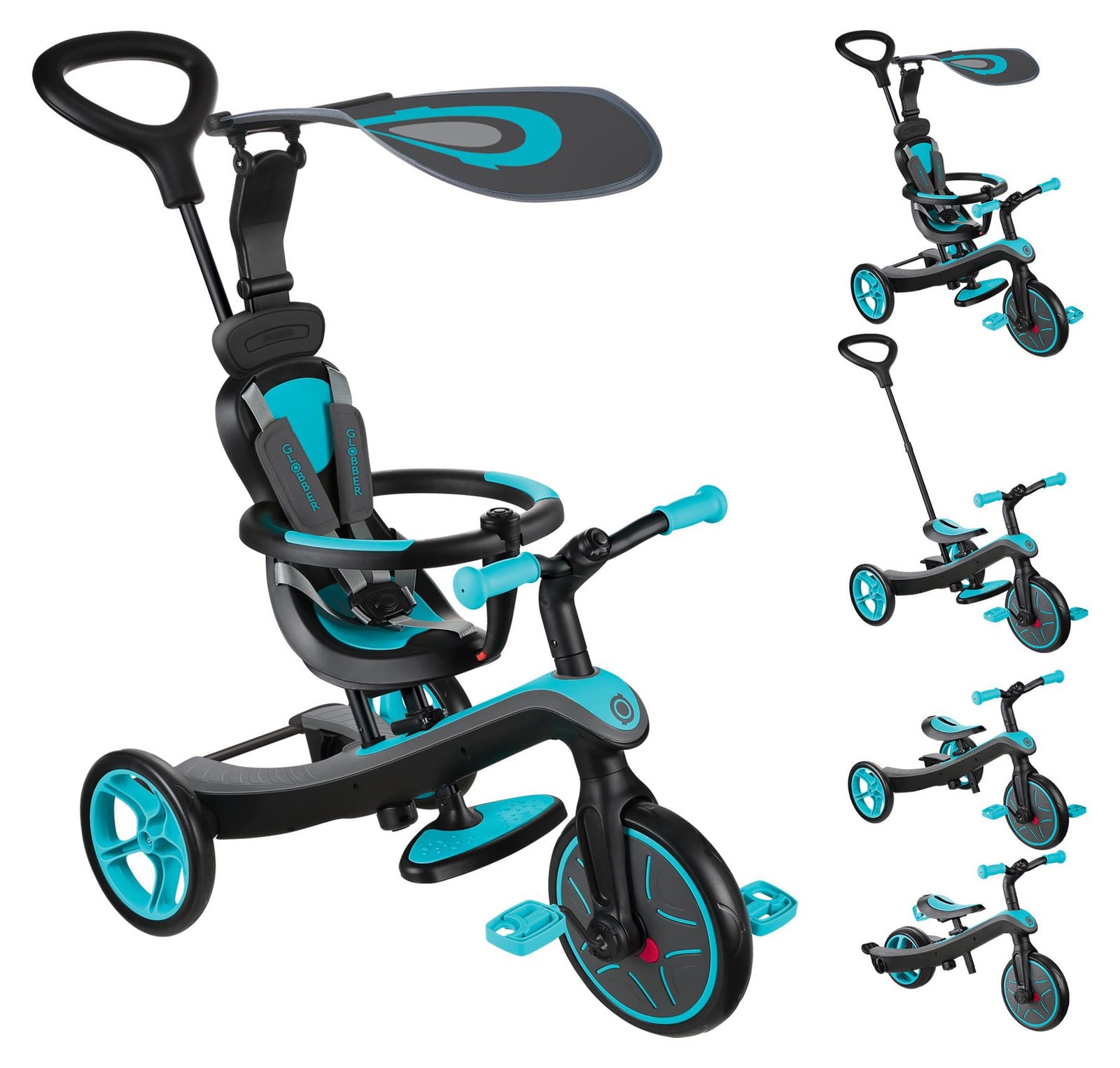Globber Kinderdriewieler 4in1 Wintertaling