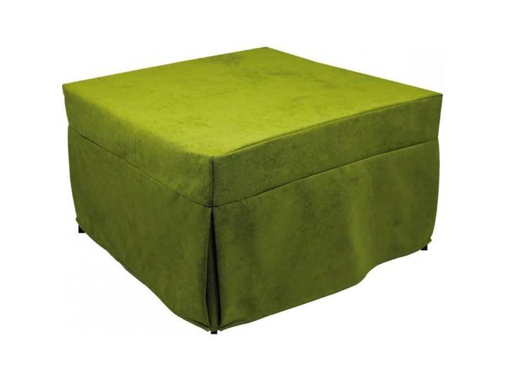 Dmora Pouf transformable en lit en tissu vert