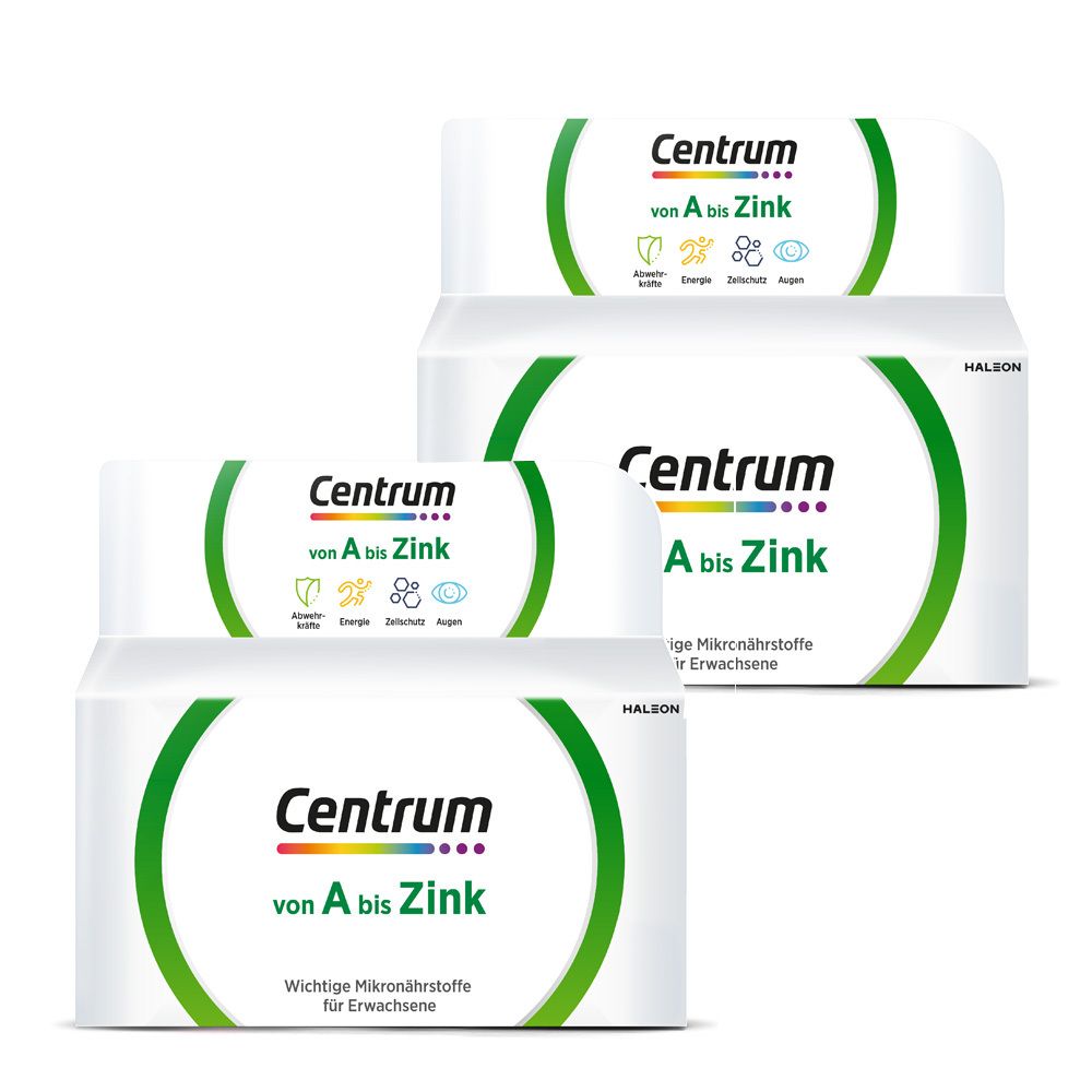 Centrum A-Zink Tabletten Doppelpack 2x180 St