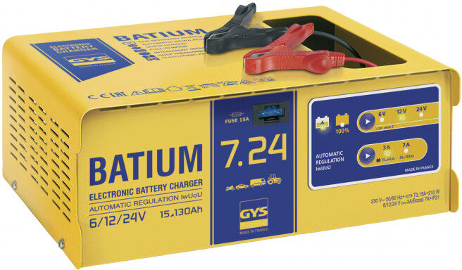 GYS Chargeur automatique de batterie BATIUM 7.24 - 024502