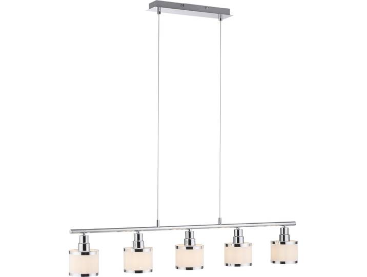 Suspension chrome\, fer\, L 90 cm