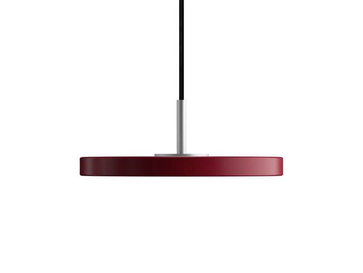 Asteria Pendelleuchte Micro Ruby Red/Steel Top - UMAGE - Esszimmer - Metall