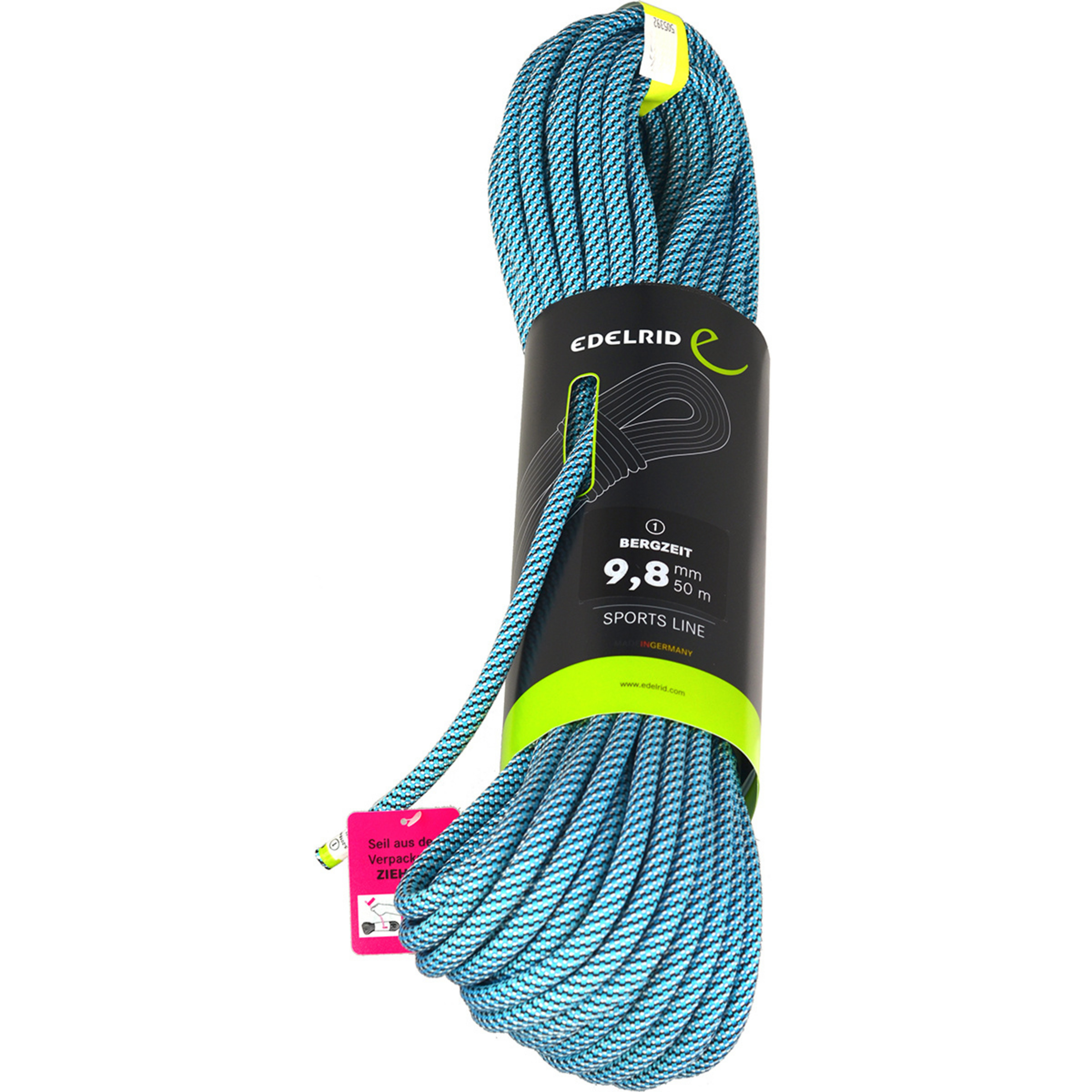 Edelrid Bergzeit 9.8 Kletterseil Kletterseile Größe 60M Sportklettern
