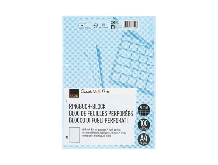 Qualité & Prix Ringbuch-Block A4 kariert 1 Stück