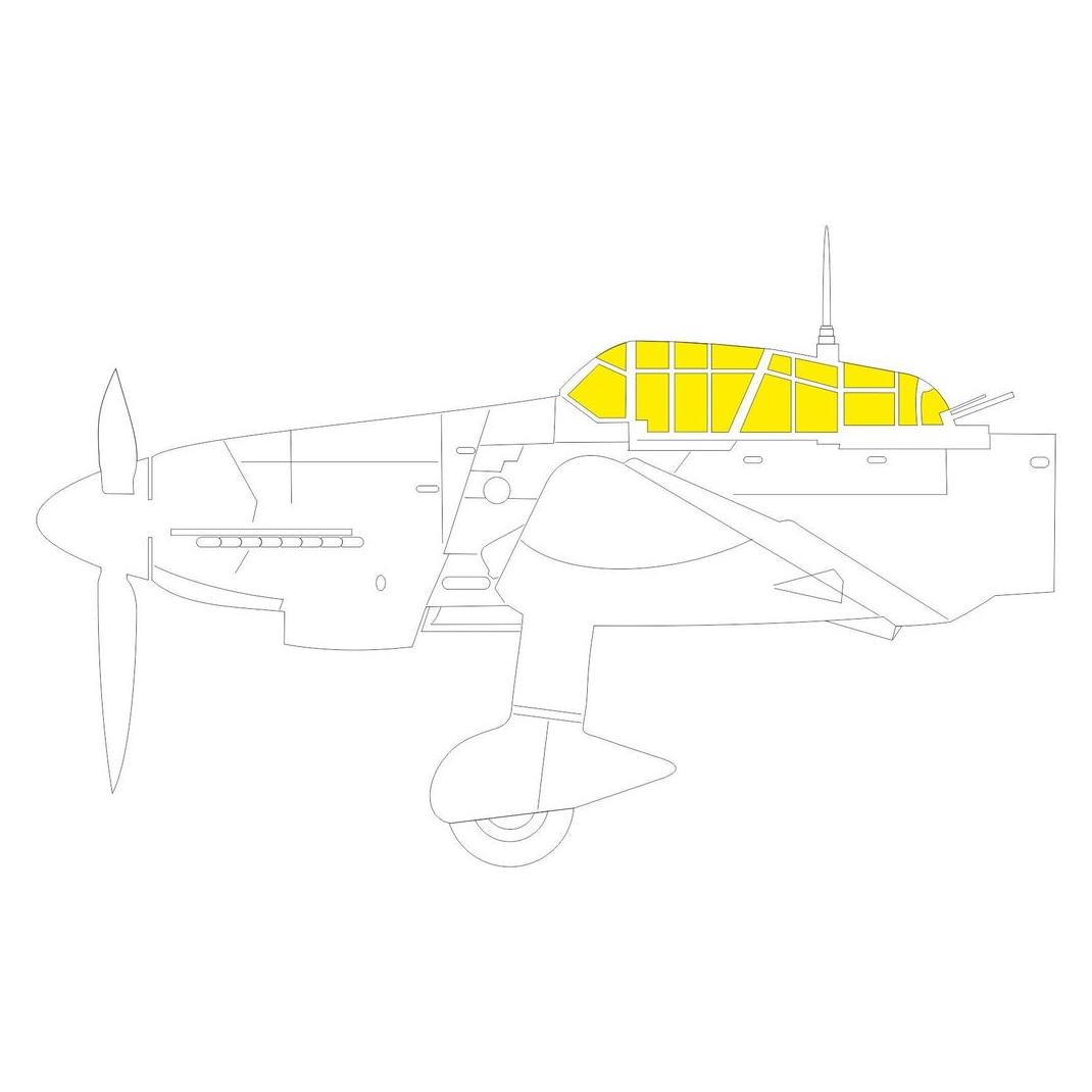 Eduard Ju 87D TFace 1/48 for HASEGAWA / HOBBY 2000 (EX785)