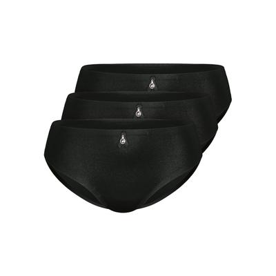 Slip SASSA "3er Pack Slip SPARKLING LIGHT", Damen, Gr. 38, 3 Stk., Mikrofaser, schwarz, Mikrofaser, , figurbetont, Unterhosen Slip