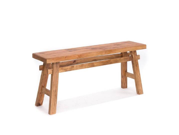 DESIGN DELIGHTS Sitzbank SITZBANK EAST , Altholz massiv, 118x53x27,5cm (BxHxT), Holzbank