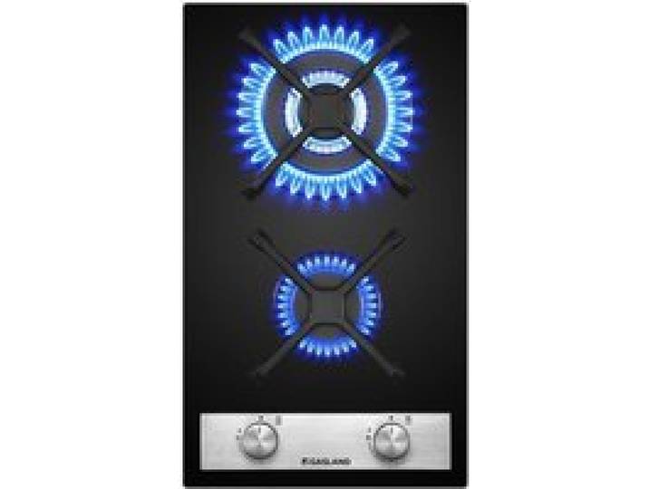 GASLAND GH30BF Plaque de Cuisson Gaz 2 Feux Plaque gaz Verre trempé GPL/gaz naturel Noir 30 cm