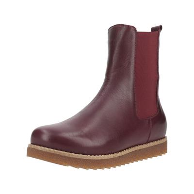 Stiefelette ANDREA CONTI "Andrea Conti Stiefelette Leder/Textil", Damen, Gr. 40, rot, Leder, Textil, Schuhe Stiefelette