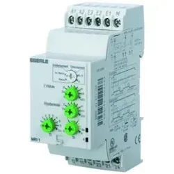 Eberle 040015740100 Strommessrelais AC 230V 50/60 Hz, 8 A, 1Wechsler, Einstellbereich UC 0,15...15 A MRI 1