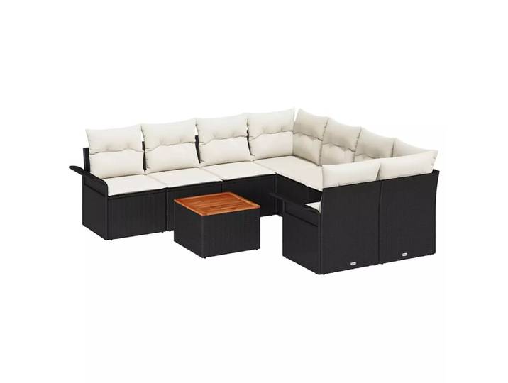 VidaXL - Sofa set poly-rattan, One Size, Multicolor