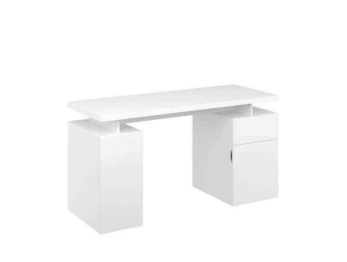 Schreibtisch RAUL mit 2 Korpussen 140 x 55 x 76 cm weiss