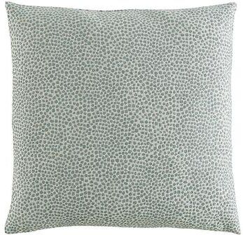 "Tully Chenille Dotted Pillow - Teal 20"" x 20"" - Ballard Designs"