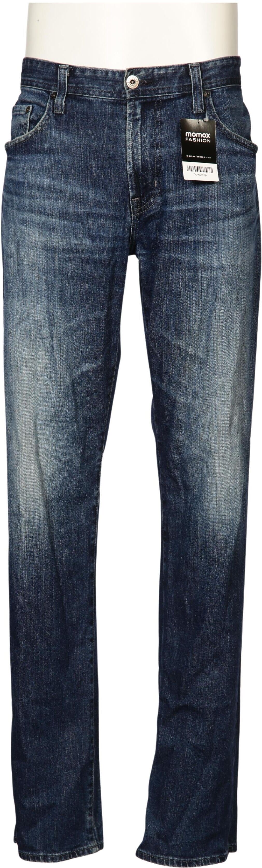 AG Adriano Goldschmied Herren Jeans, Blau, Gr. W34, Baumwolle / Synthetik - Second Hand