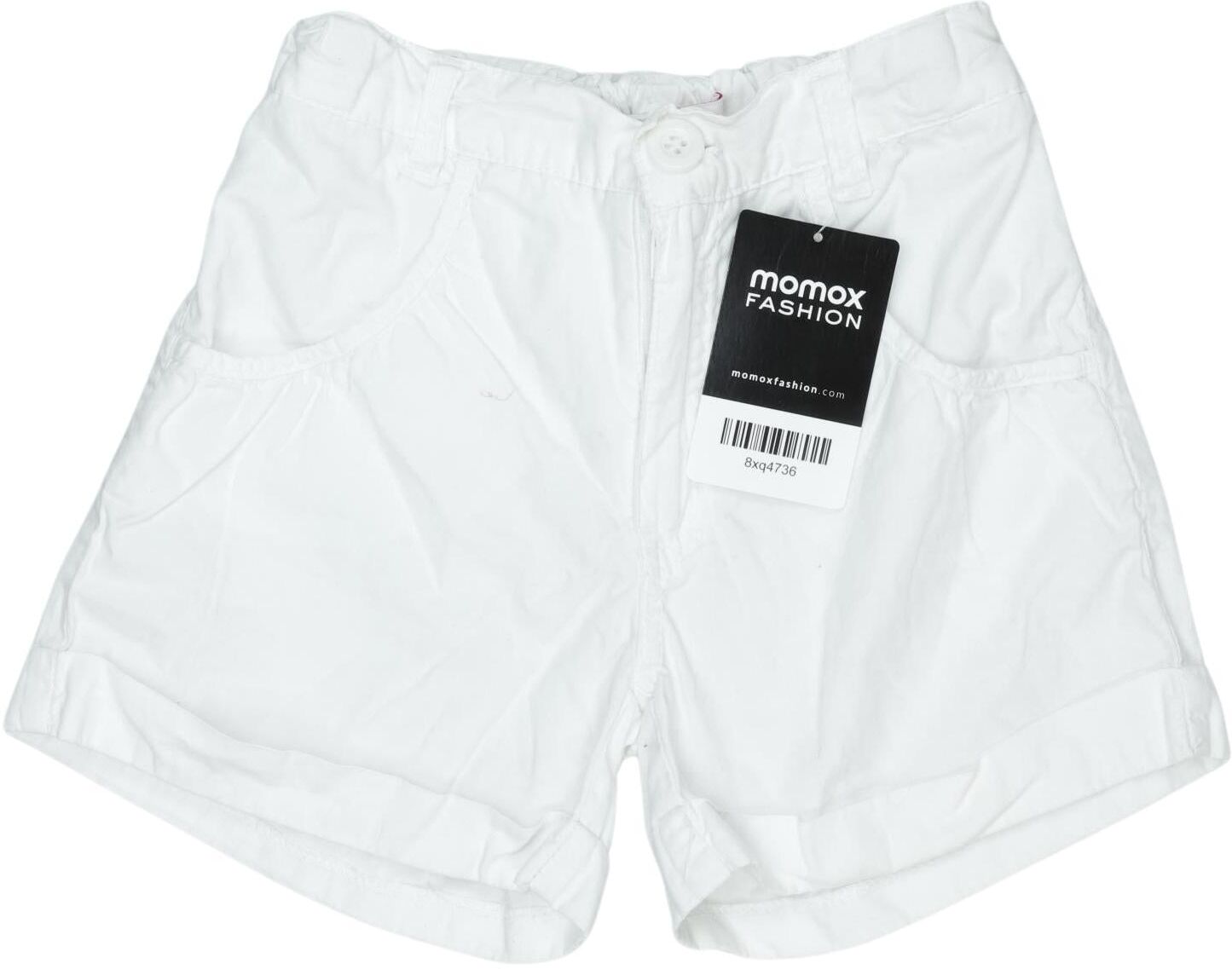 name it Mädchen Shorts, Weiß, Gr. EU 122, Baumwolle - Second Hand
