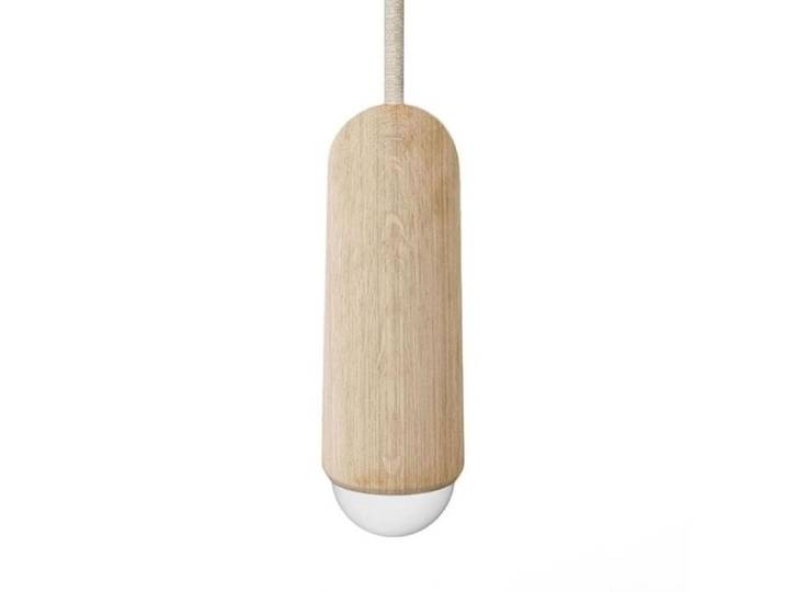 Suspension chêne naturel h19cm bois