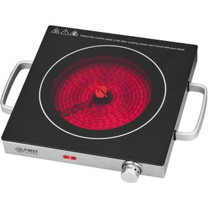 TZS-First-Austria Kochplatte FA-5097, Infrarot-Einzelkochplatte, schwarz, 2000 Watt
