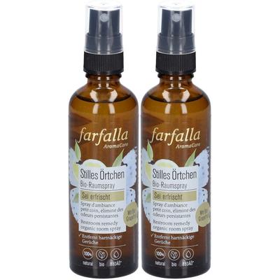 Farfalla Bio-Raumspray Stilles Örtchen 75 ml x2 2x75 Spray
