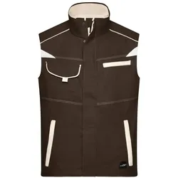 Funktions-Weste "JN850" - 6XL - brown/stone
