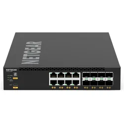 Netgear 16PT M4350-8X8F Managed Switch (16 Ports), Netzwerk Switch, Schwarz