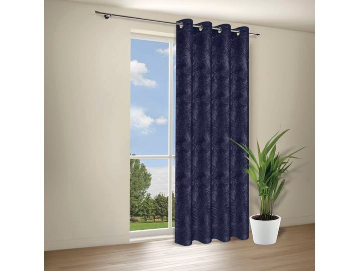 Vorhang GERSTER Leana Gr. 1, grau (dunkelgrau), B:140cm H:245cm, Wirkware, Polyester, Gardinen, Vorhang, Blickdichter Ösenschal Leana
