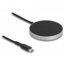 Delock Induktions-Ladegerät 15 W 66467 66467 Ausgänge 1x USB-C® Schwarz