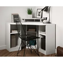TemaHome »Corner« Schreibtisch Weiß