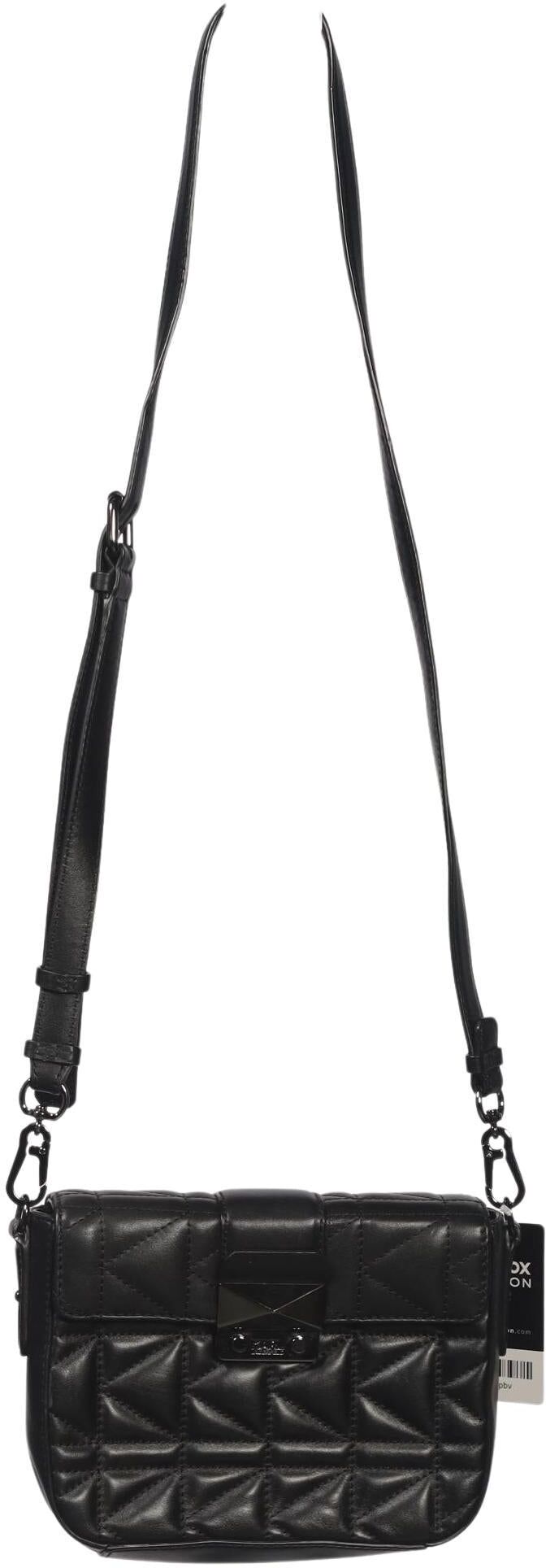Karl by Karl Lagerfeld Damen Handtasche klein Leder, Schwarz, Leder - Second Hand