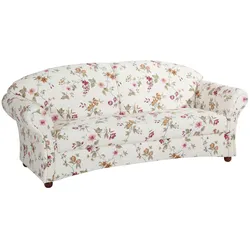 SOFA Landhaus 2,5-Sitzer Kama Bezug Flachgewebe Blumenmuster 2